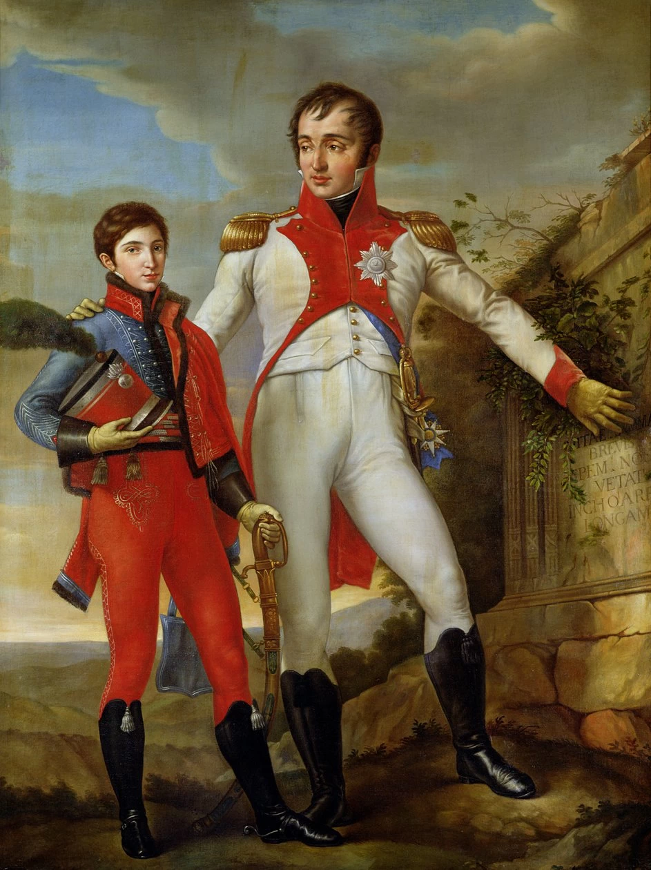 Jean - Baptiste Wicar, Luigi Bonaparte, Re d'Olanda e Luigi Napoleone, Principe Ereditario d'Olanda, c.1806